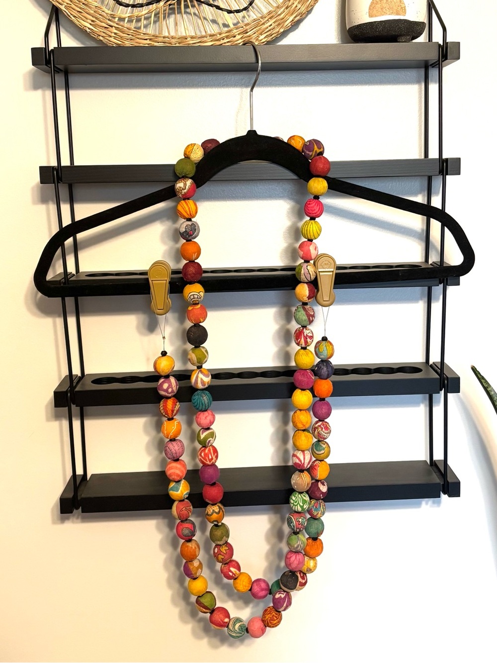 Handcrafted Multicolor Kantha Beaded Garland